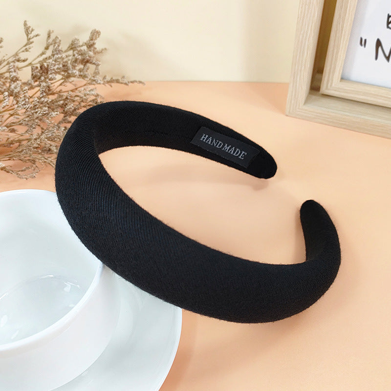 Wholesale Autumn and Winter Solid Color Fabric Hair Bands